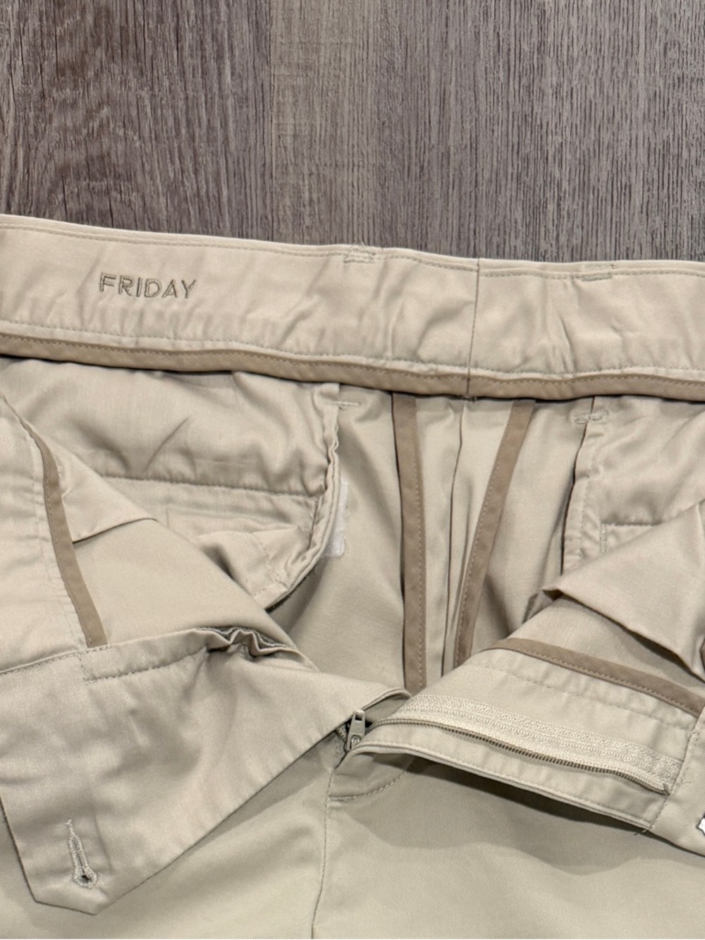 Bonobos Weekday Warrior Slim Dress Pants in Friday Sandstone - Picture 2 of 3